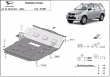 Oceľový kryt motora Daihatsu Terios (2006-2018)