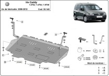 Stalowa Osłona pod silnik Volkswagen Caddy (2010-2012)