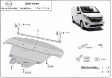 Stalowa Osłona pod silnik Opel Vivaro B (2014-2019)