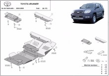 Oceľový kryt motora Toyota 4Runner (2002-2009)