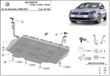 Oceľový kryt motora VW Jetta (2010-2012)