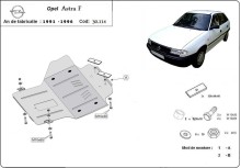 Stalowa Osłona pod silnik Opel Astra F (1991-1996)