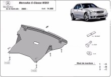Oceľový kryt motora Mercedes C-Classe (2000-2007)