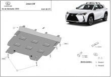 Oceľový kryt motora Lexus UX (2019-2026)
