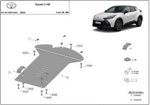 Oceľový kryt katalyzátora Toyota C-HR (2023-2026)