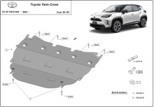 Stalowa Osłona pod silnik Toyota Yaris Cross XP210 (2021-2026)
