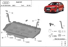 Oceľový kryt motora Audi A3 (2003-2012)