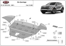 Oceľový kryt motora Kia Sportage (2021-2026)