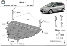 Oceľový kryt motora Mazda 5 (2003-2009)
