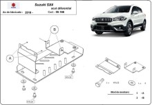 Oceľový kryt diferenciálu Suzuki SX 4 (2013-2023)