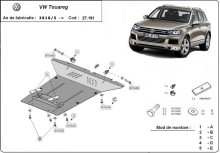 Oceľový kryt motora Volkswagen Touran (2010-2018)