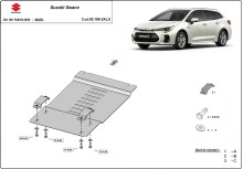 Hliníkový kryt katalyzátora Suzuki Swace (2020-2026)