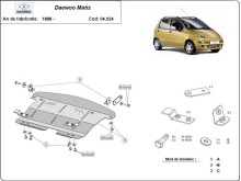 Oceľový kryt motora Daewoo Matiz (1998-2004)