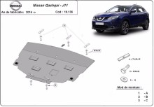 Stalowa Osłona pod silnik Nissan Qashqai J11 (2013-2021)