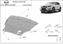 Hliníkový kryt motora Nissan X-Trail (2014-2021)