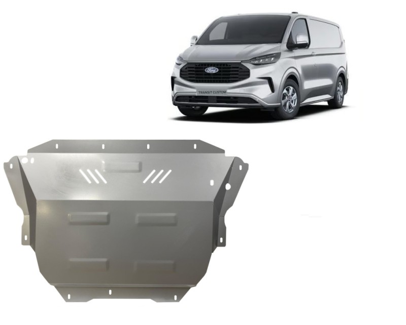Oceľový kryt motora pozinkovaná Ford Transit Custom (2023-2026)