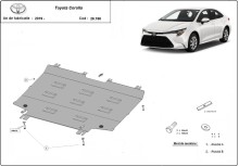 Stalowa Osłona pod silnik Toyota Corolla (2019-2026)