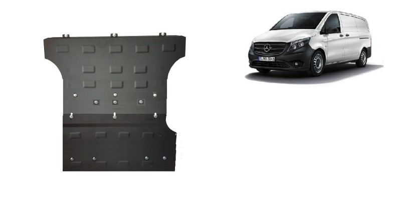 Stalowa Osłona pod silnik Mercedes Vito W447 - 4X2 (2014-2026)