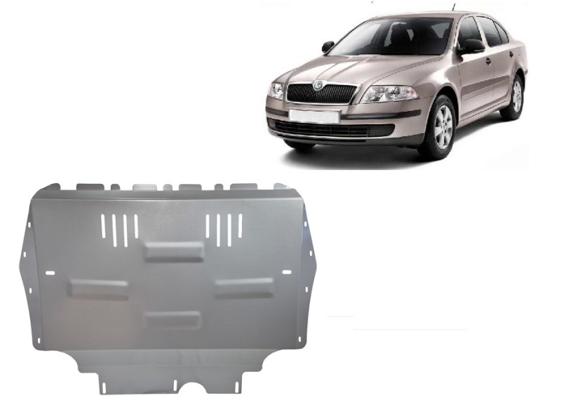 Aluminium Osłona pod silnik Skoda Octavia 2 (2004-2012)