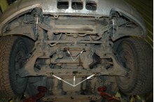Oceľový kryt motora Kia Sorento (2006-2010)