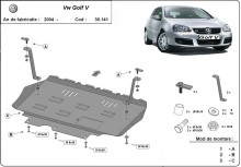Oceľový kryt motora VW Jetta (2004-2010)