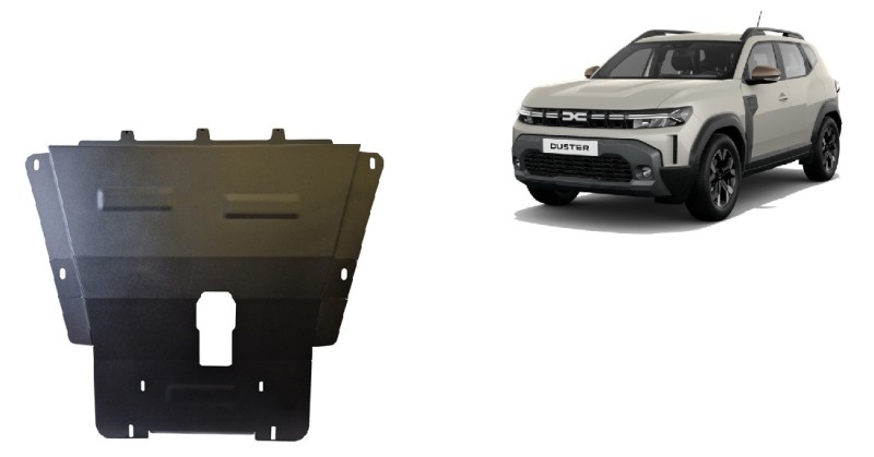 Oceľový kryt motora Dacia Duster - 4x2 (2024-2026)