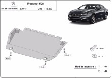 Stalowa Osłona pod silnik Peugeot 508 (2010-2018)