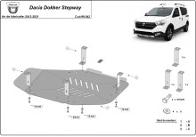 Stalowa Osłona zbiornika paliwa Dacia Dokker Stepway (2012-2020)