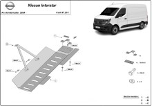 Oceľový kryt EGR systém Start-Stop Nissan Interstar (2024-2026)