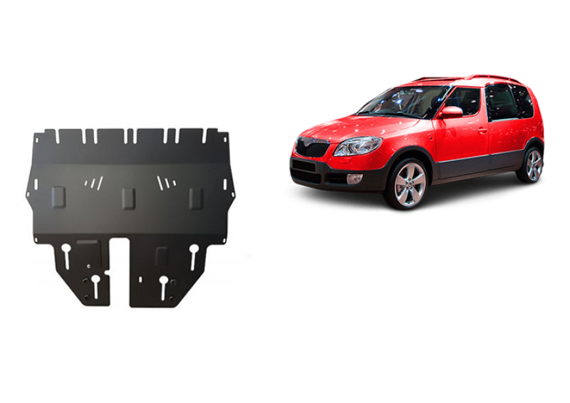 Stalowa Osłona pod silnik Skoda Roomster (2006-2015)