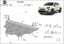 Oceľový kryt motora Fiat 500x (2014-2026)