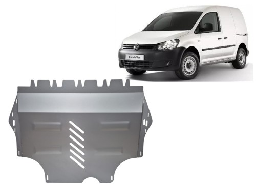 Hliníkový kryt motora s Webasto Volkswagen Caddy (2011-2020)