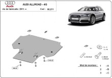 Oceľový kryt prevodovky Audi All Road A6 (2011-2018)