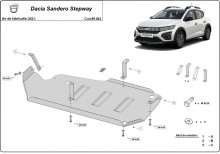Stalowa Osłona zbiornika paliwa Dacia Sandero Stepway (2021-2026)