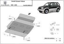 Hliníkový kryt motora Suzuki Grand Vitara (1999-2005)