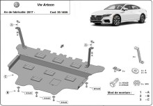 Stalowa Osłona pod silnik VW Arteon - automatyczna skrzynia biegów (2017-2026)