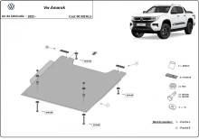 Hliníkový kryt reduktora Volkswagen Amarok (2023-2026)