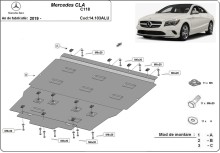 Hliníkový kryt motora Mercedes CLA (2019-2026)
