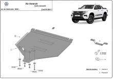 Oceľový kryt prevodovky Volkswagen Amarok (2022-2026)