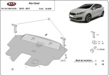 Stalowa Osłona pod silnik Kia Ceed (2015-2017)