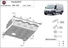 Oceľový kryt motora Fiat Ducato (2006-2016)