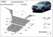 Oceľový kryt motora Jeep Grand Cherokee (2004-2010)