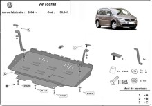 Oceľový kryt motora pozinkovaná Volkswagen Transporter T6 (2003-2015)