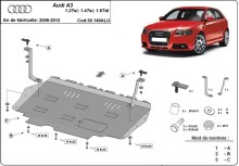 Hliníkový kryt motora Audi A3 (2009-2012)
