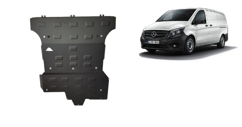 Oceľový kryt motora Mercedes Vito W639 - 2.2 D 4x2 (2014-2020)