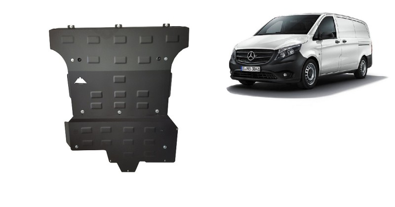 Oceľový kryt motora Mercedes Vito W639 - 2.2 D 4x2 (2014-2020)