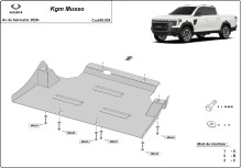 Oceľový kryt prevodovky KGM Musso (2026-2026)