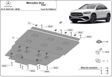 Hliníkový kryt motora Mercedes GLA (2018-2026)