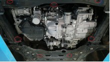 Oceľový kryt motora Mercedes EQT (2023-2026)