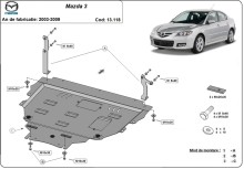 Oceľový kryt motora Mazda 6 (2003-2009)